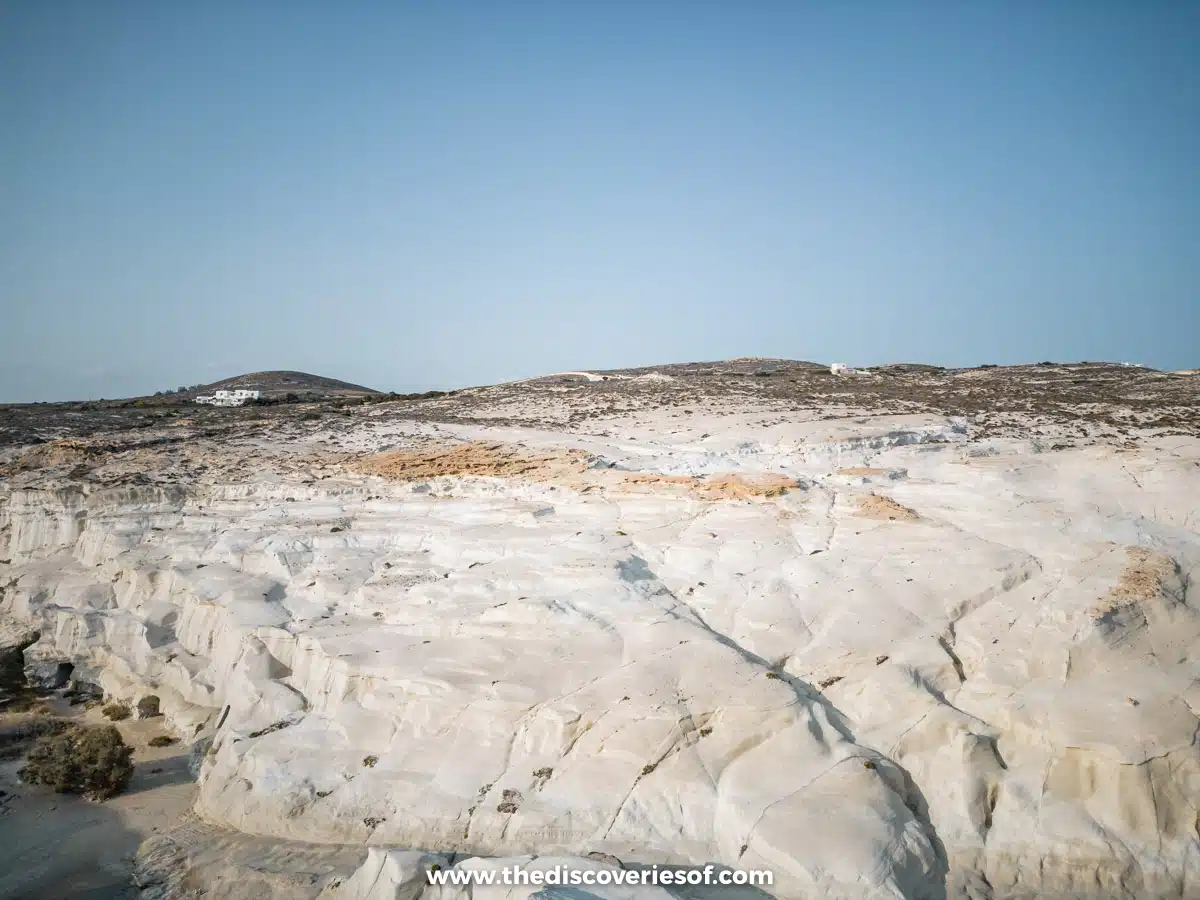 aerial shot of the formations