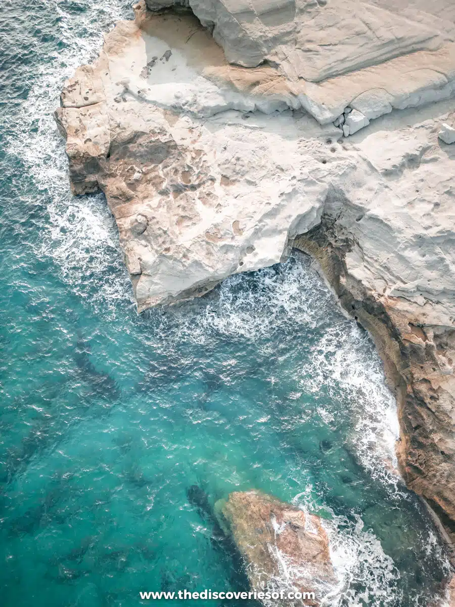 Sarakiniko Aerial Shot 