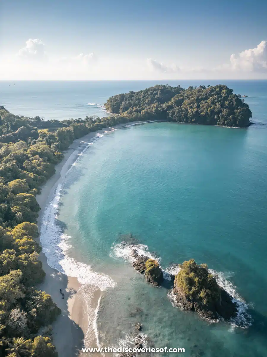 Aerial of Playa Espadilla 