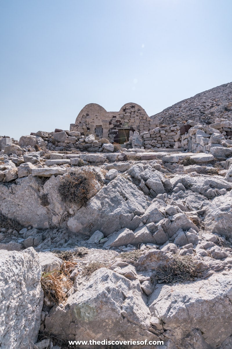 Ruins in Thera