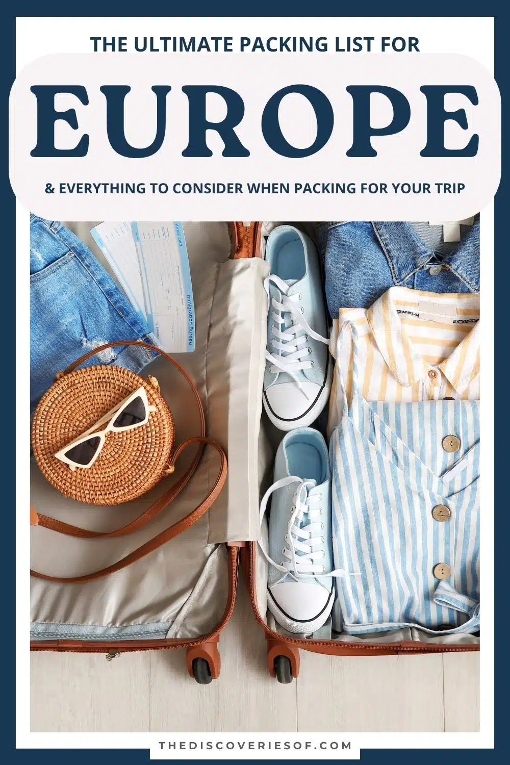 travel to europe packing list