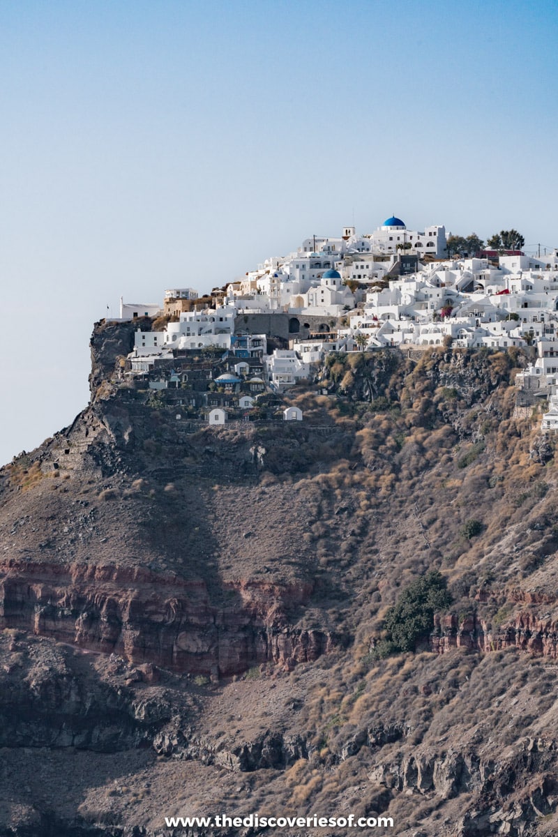 Fira perched on the coast