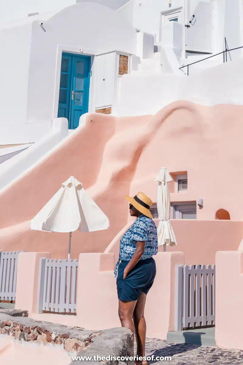Spending time in Oia 