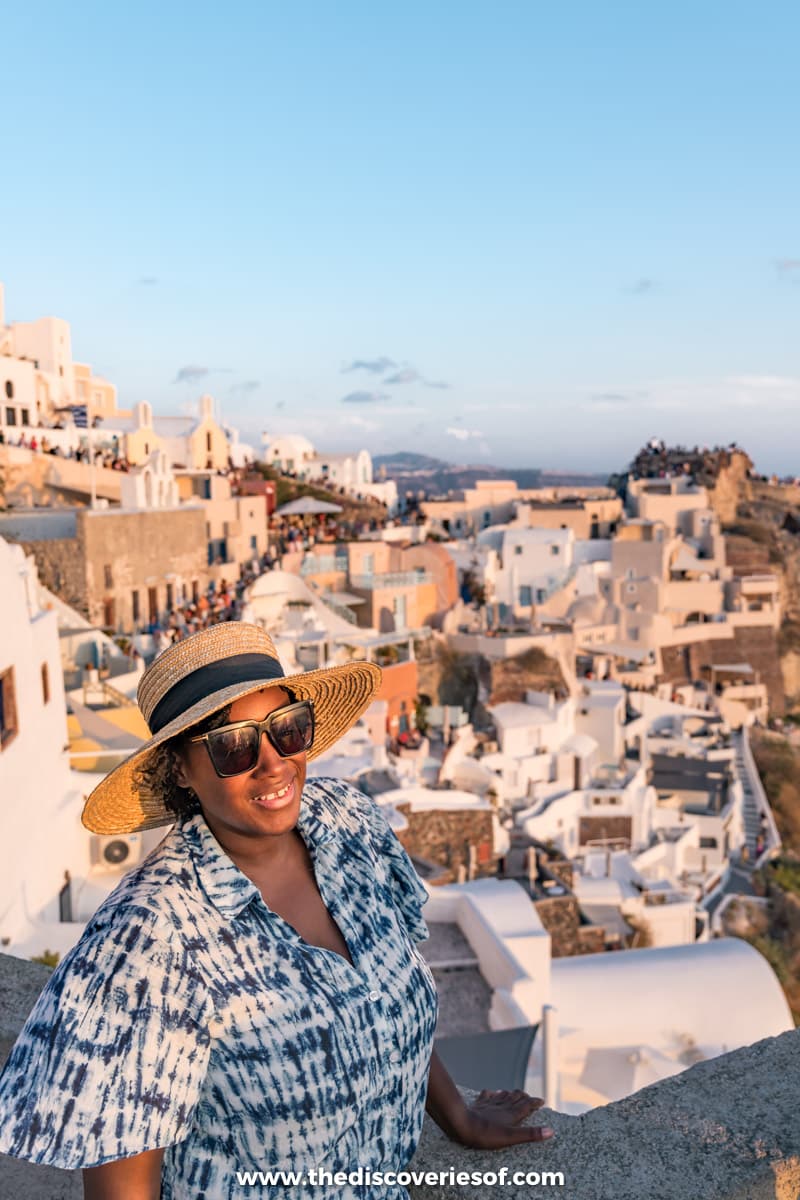 Julianna watching the sunset