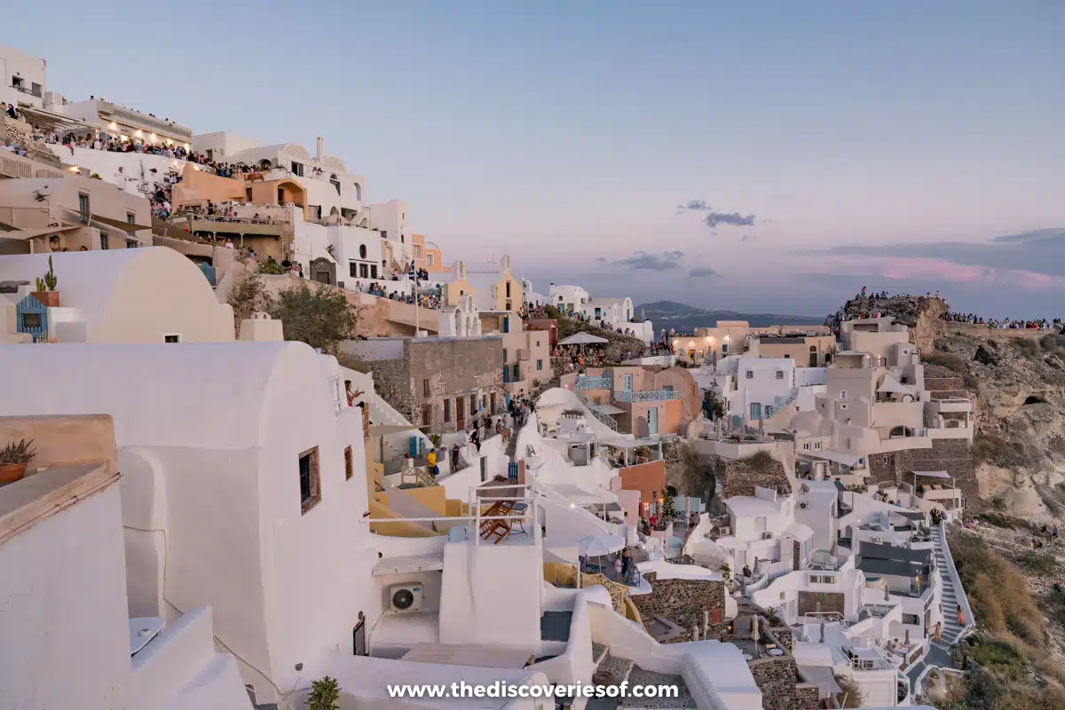 Sunset in Oia