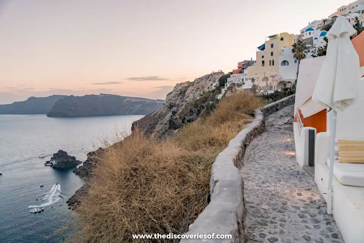 Oia and the caldera