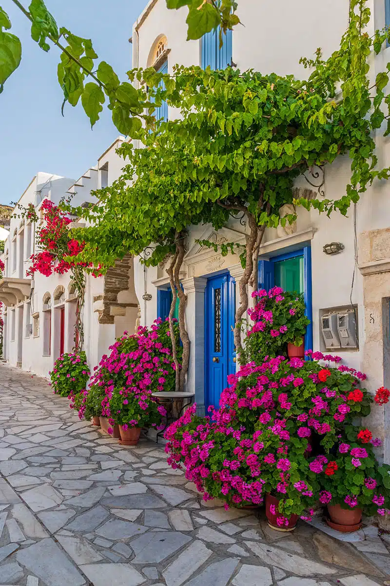 Traditional alley in Tinos