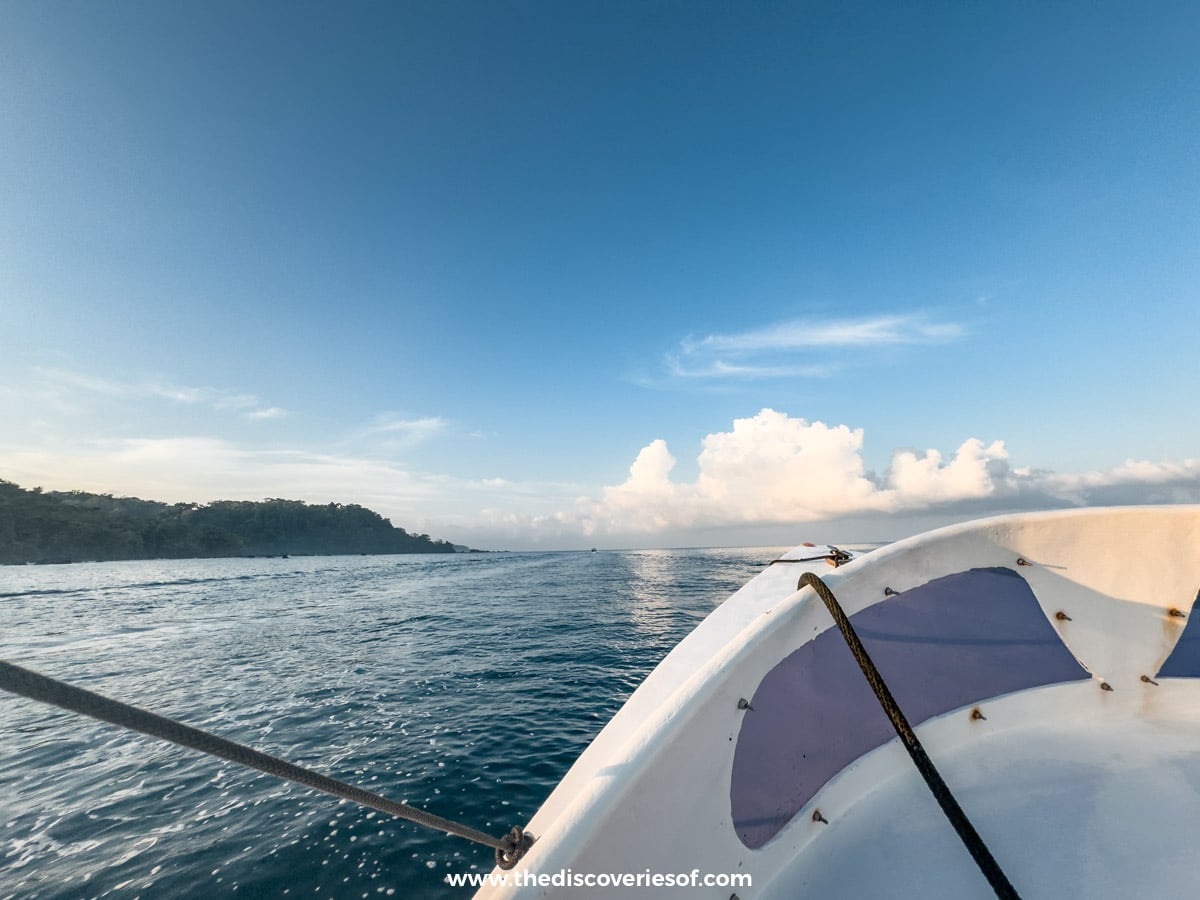 On the boat from Drake Bay 