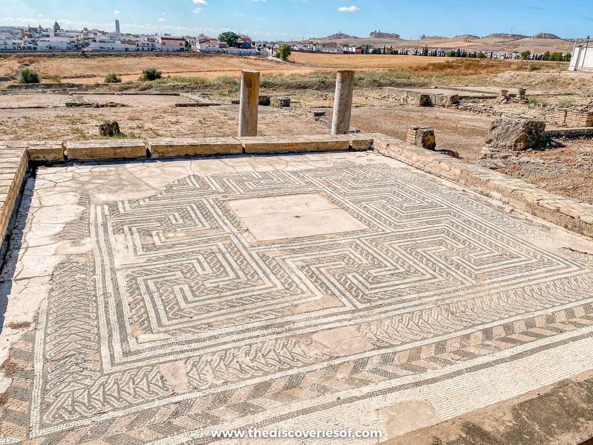 Mosaics in the ruins 
