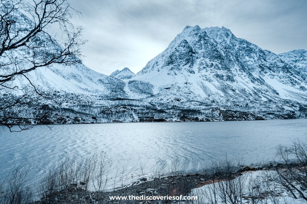 On the road through the Lyngen Alps