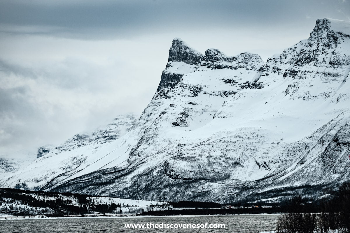 Otertind, the "Matterhorn of the North", on my drive through the Lyngen Alps