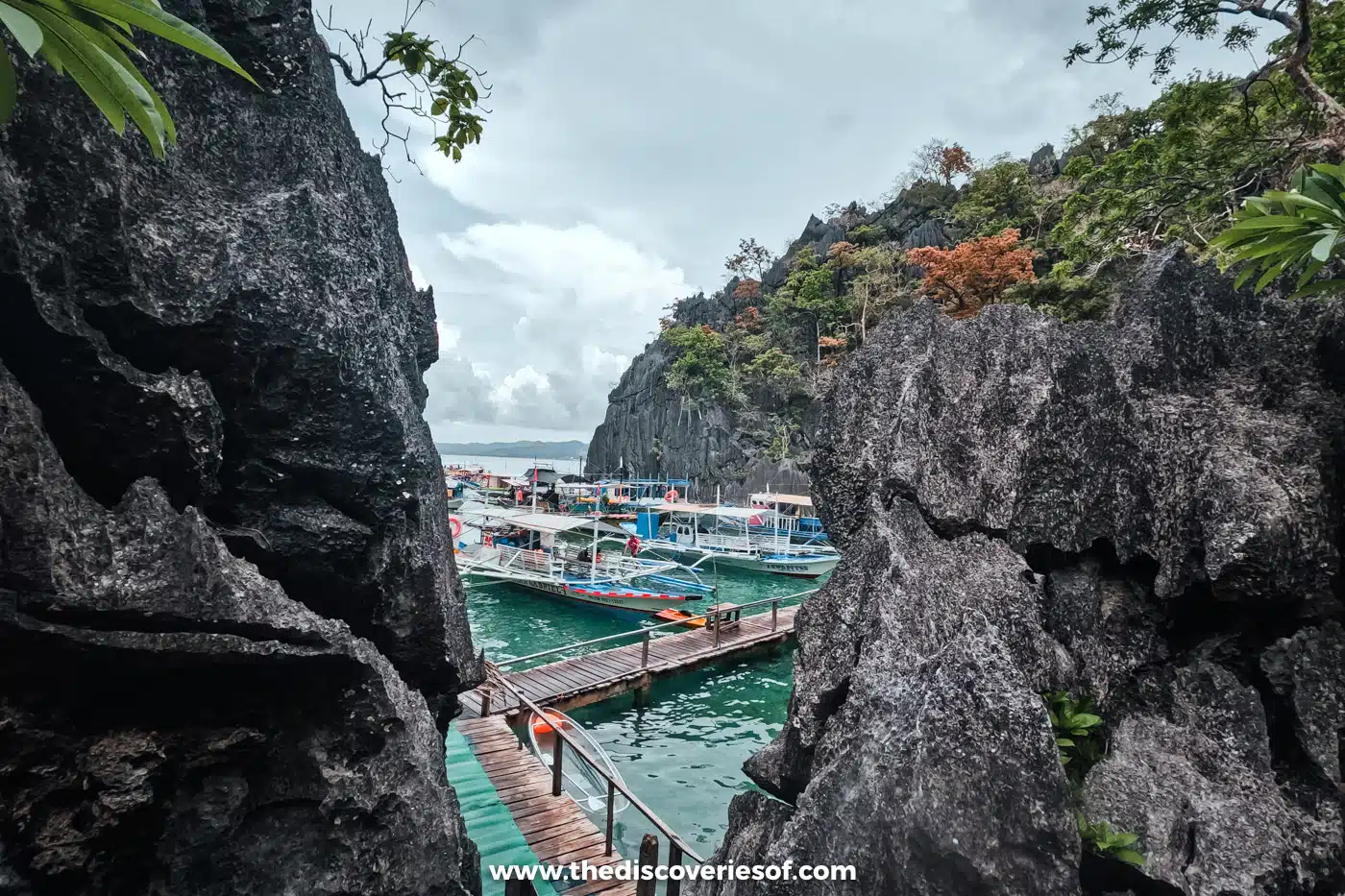The boardwalk up to Kayangan Lake, Coron