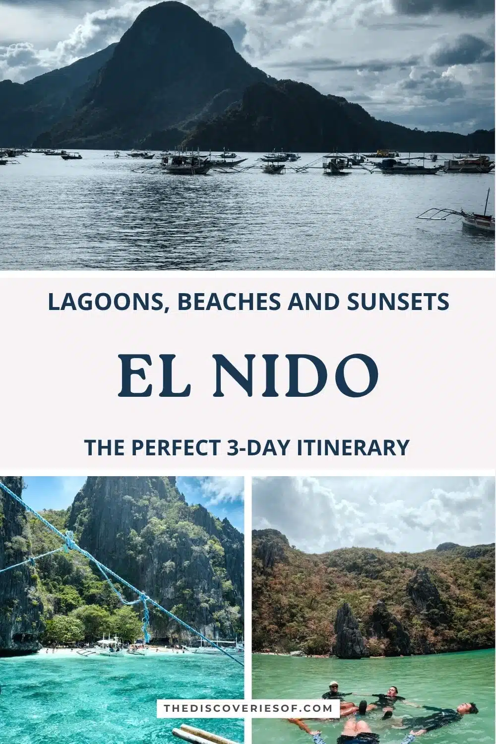 3 days in El Nido: the perfect El Nido itinerary, with photos of Cadlao Island, the lagoon cliffs and Cadlao Lagoon
