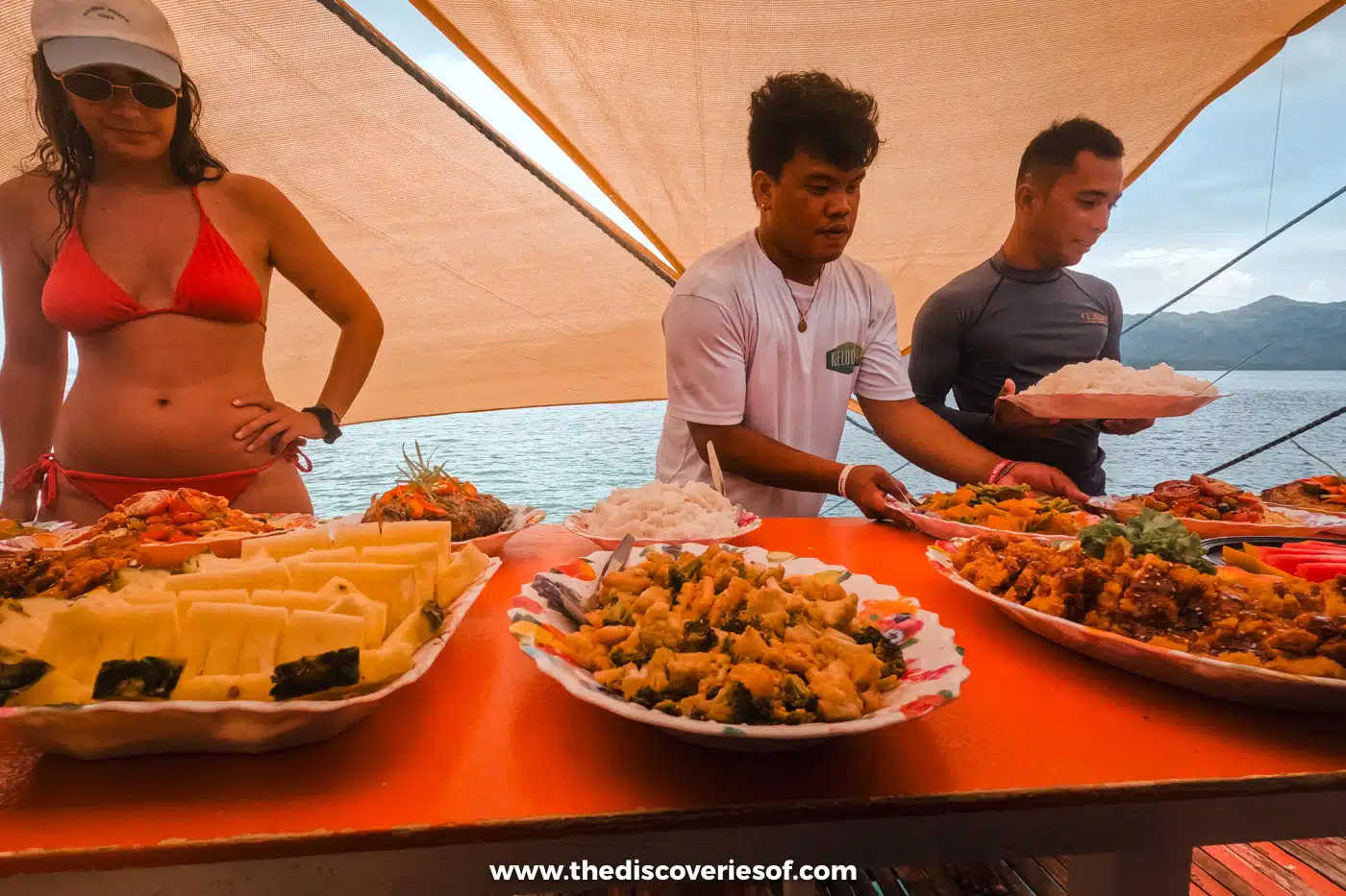 Lunch on board