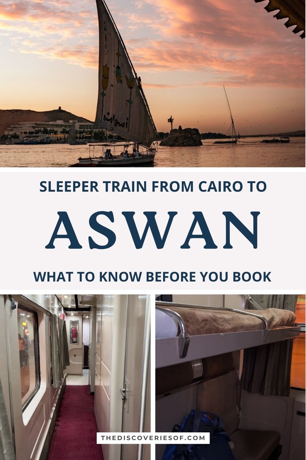 Cairo to Aswan sleeper train: what to know before you book