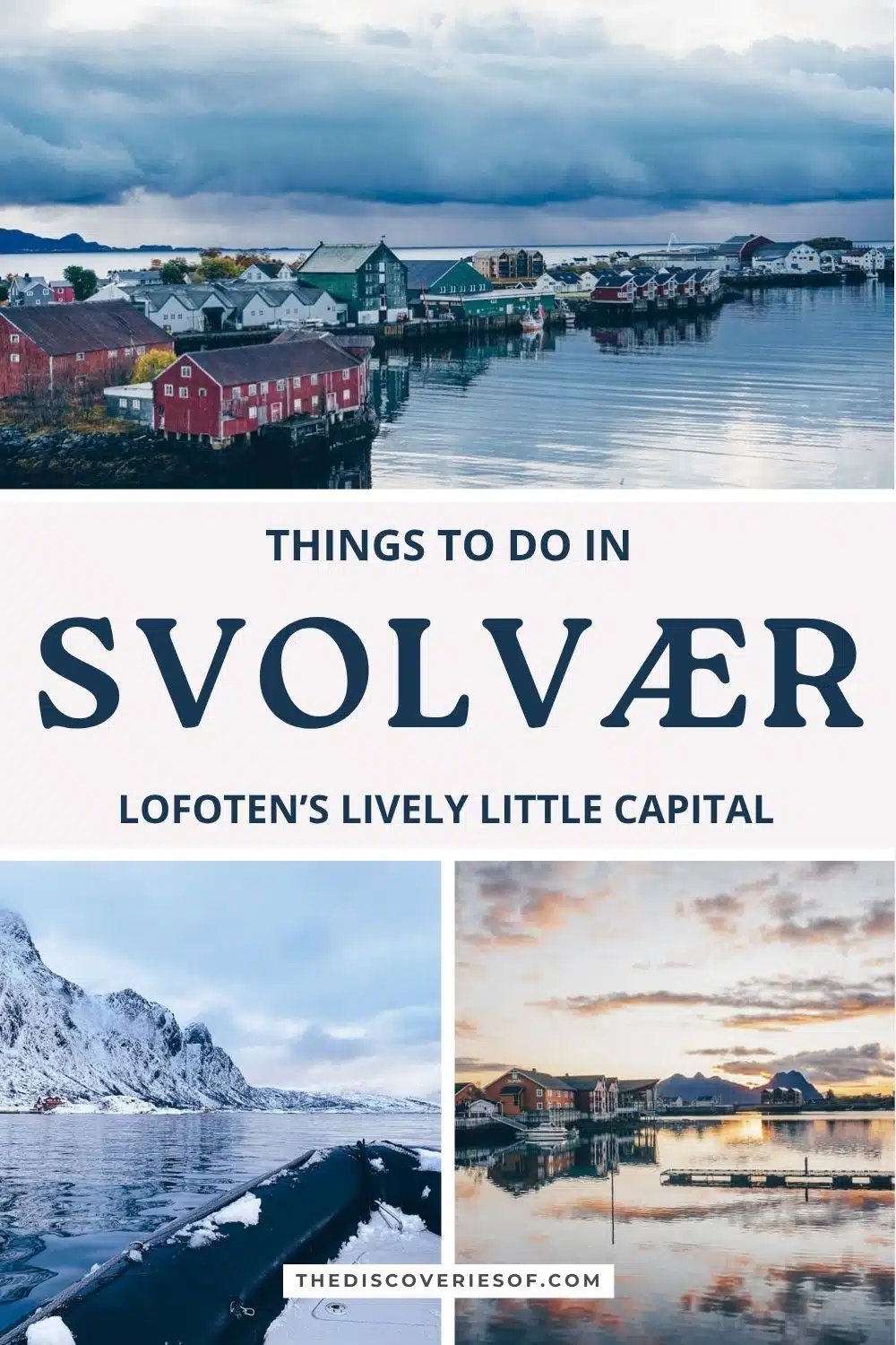 Things to do in Svolvær, Lofoten Islands, Norway Pinterest pin