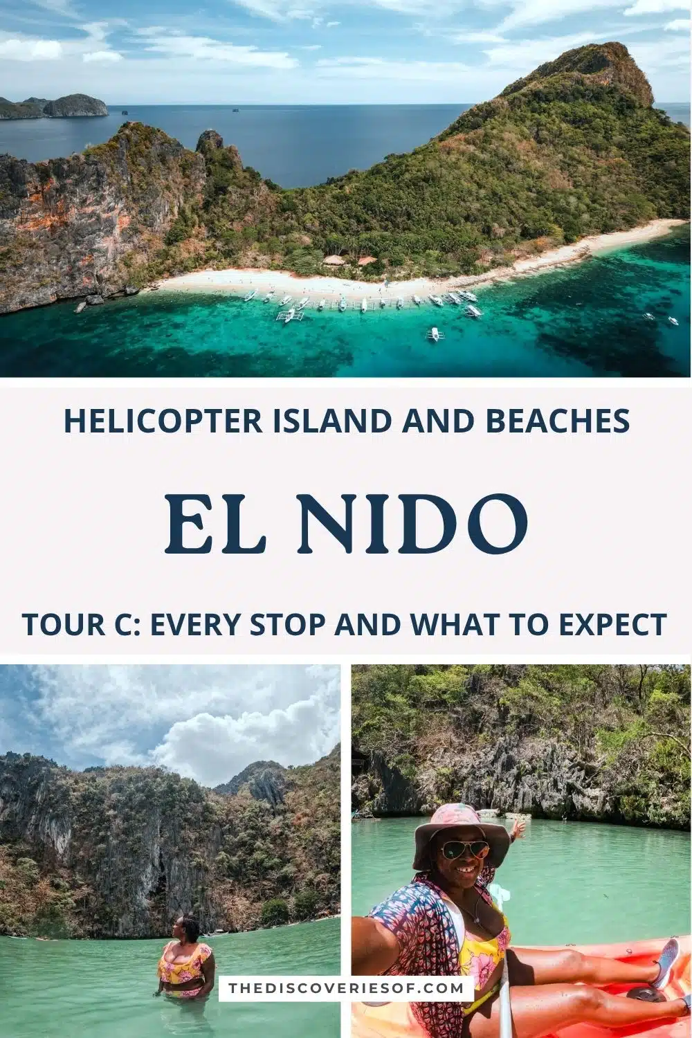 El Nido Tour C: Helicopter Island, beaches and tips