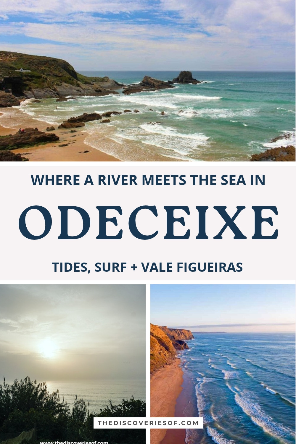Odeceixe beach, where a river meets the sea: tides, surf and Vale Figueiras
