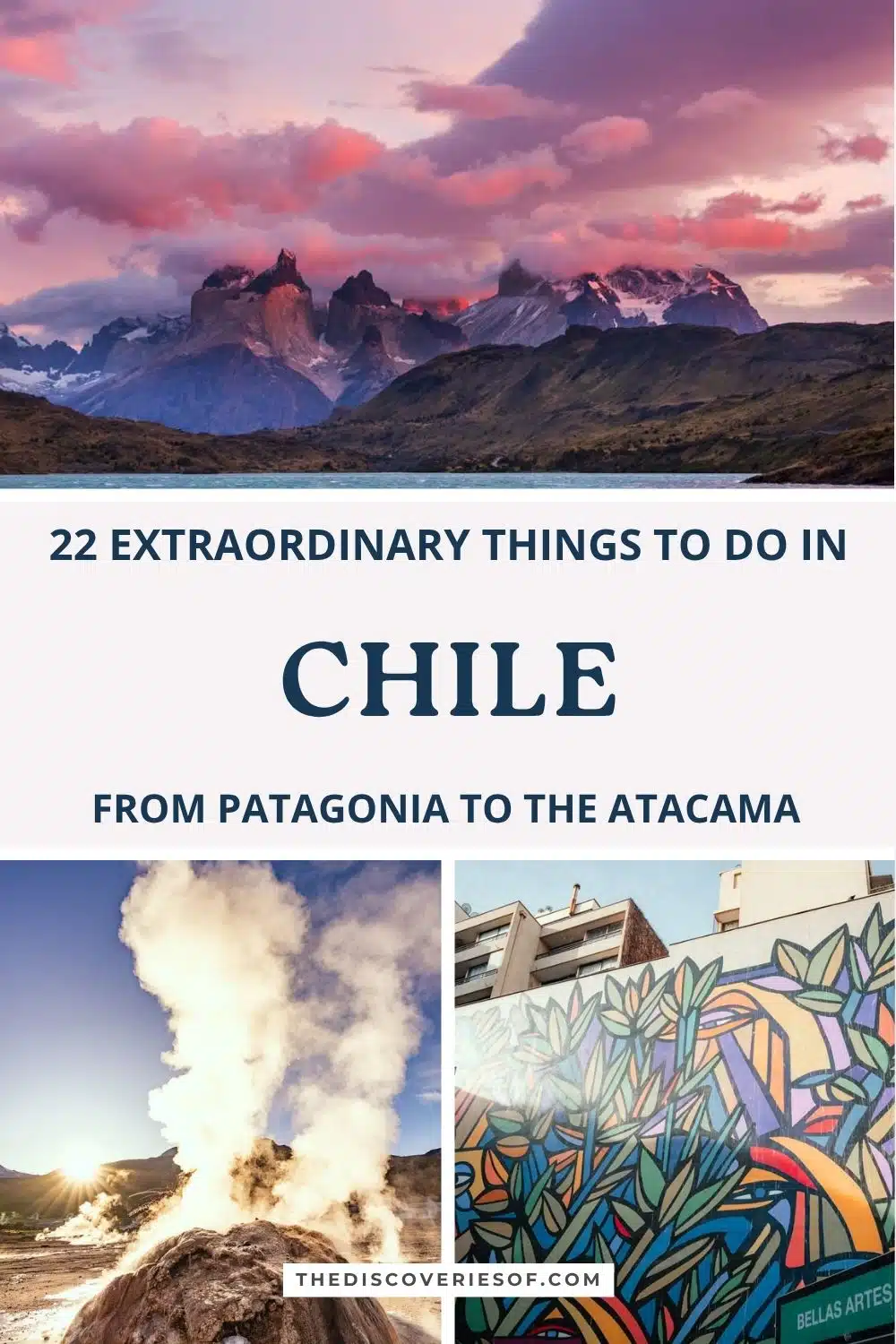 Pinterest pin for things to do in Chile